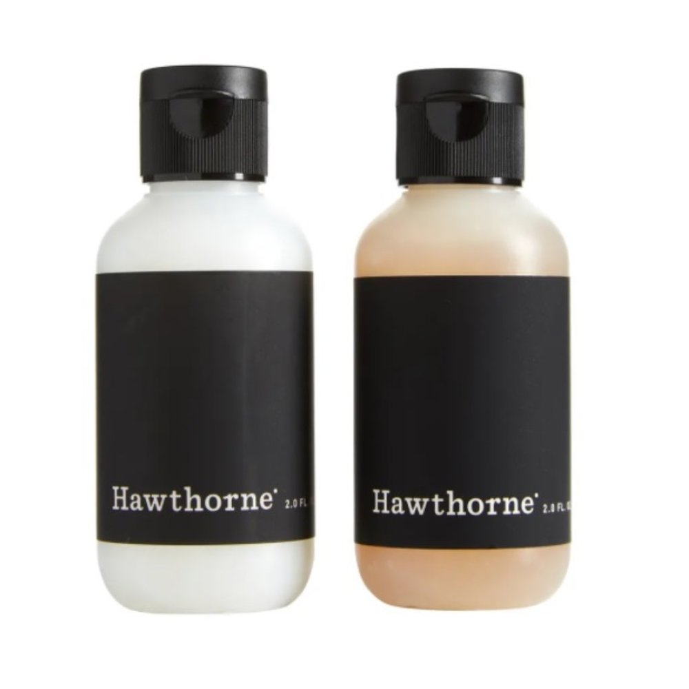 Hawthorne Hydrating Shampoo&Exfoliating Body Wash Set-Argan&Coconut Oil -2pc-NEW